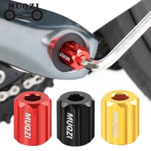 MUQZI-llave extractora de tapa de polvo para brazo de manivela, herramienta de instalación de extracción de tornillos y bielas huecas para bicicleta de montaña y carretera