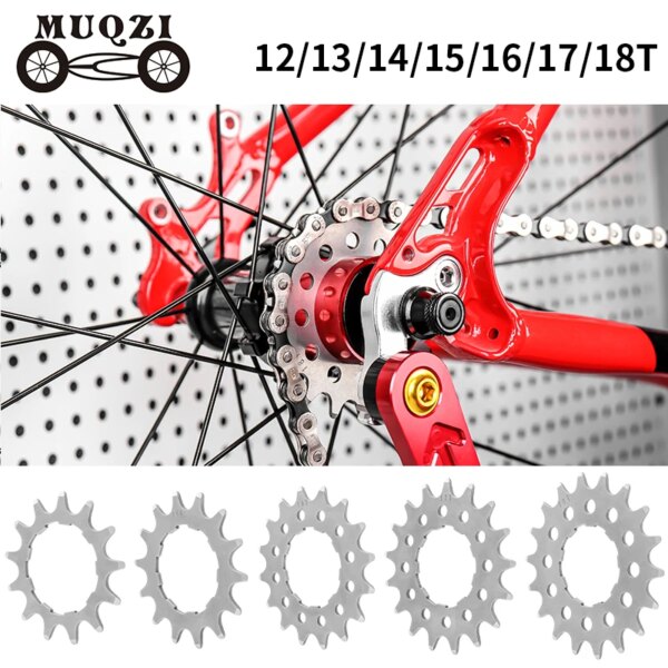 MUQZI-Cassette Cog para bicicleta de montaña, 12T, 13T, 14T, 15T, 16T, 17T, 18T, pieza de reparación de volante de inercia de marcha única, piñón libre