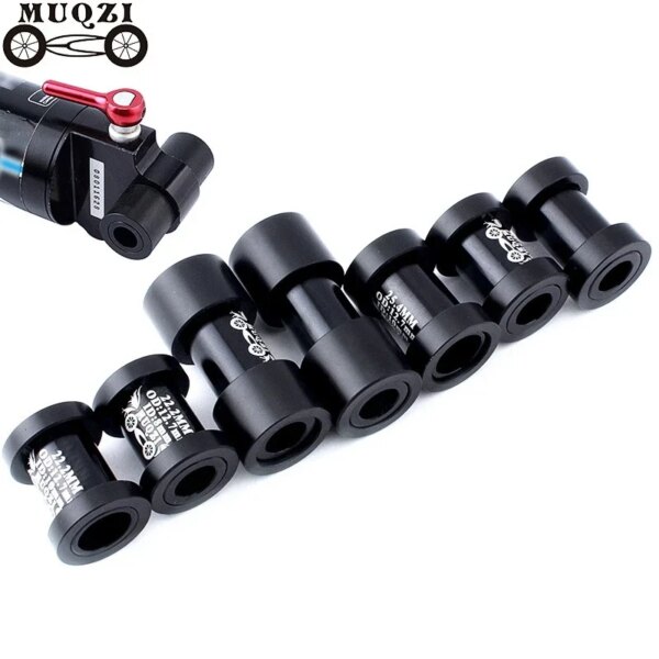 MUQZI bicicleta de montaña cola suave amortiguadores traseros buje EIEIO negro 8/12mm amortiguador vejiga punto de giro piezas de bicicleta