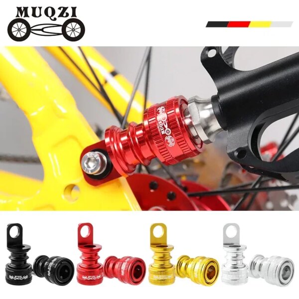 MUQZI-Adaptador de Pedal de liberación rápida para bicicleta plegable, pedales ultraligeros, hebilla, soporte de montaje portátil para Brompton