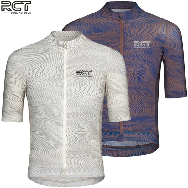 Maillot Ciclismo Hombre RCT 2024 verano manga corta Ciclismo Jersey ropa de bicicleta Camisa MTB Camisa Ciclismo Masculina