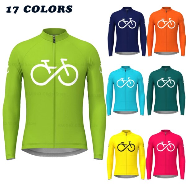 Camisetas de bicicleta de manga larga para hombre, camisetas de ciclismo para primavera y otoño, camiseta para bicicleta de montaña transpirable, camiseta de ciclismo para bicicleta de carretera al aire libre