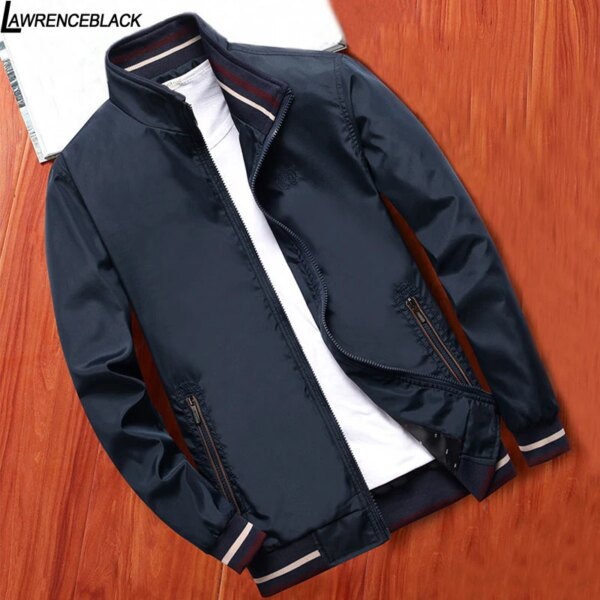 Chaqueta de negocios para hombre, ropa de marca, chaquetas y abrigos para hombre, ropa para exteriores, prendas de vestir exteriores informales para hombre, chaqueta Bomber para hombre