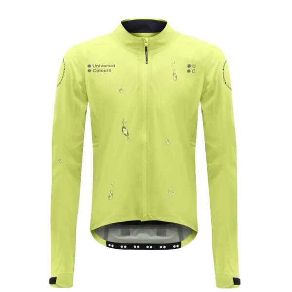 Chaqueta impermeable para ciclismo para hombre, resistente al viento, impermeable, prendas de vestir Uv, chaqueta ultraligera para viento de bicicleta de montaña, abrigo de secado rápido para bicicleta Unisex