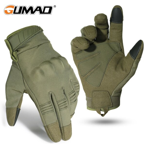 Guantes de pantalla táctil para hombre, guantes para ciclismo, combate, entrenamiento, tiro, caza, senderismo, manoplas tácticas, guantes deportivos a prueba de viento