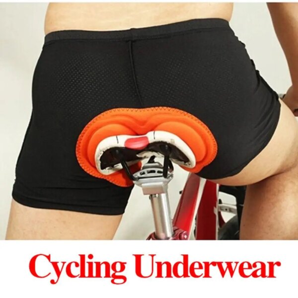 Hombres Mujeres 3D acolchado Coolmax bicicleta ciclismo bicicleta ropa interior corta pantalones