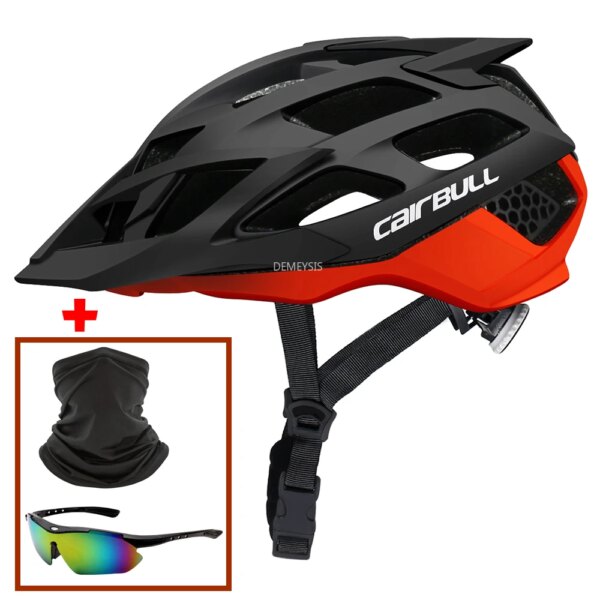 Cascos de bicicleta para hombre y mujer, casco de seguridad de conducción para bicicleta de montaña DH ligero, casco deportivo de ciclismo moldeado integralmente