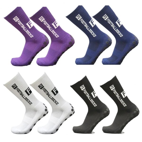 Calcetines deportivos para hombre y mujer, calcetines de fútbol FS, calcetines redondos de silicona con ventosa, calcetines de fútbol antideslizantes, calcetines deportivos de béisbol y Rugby