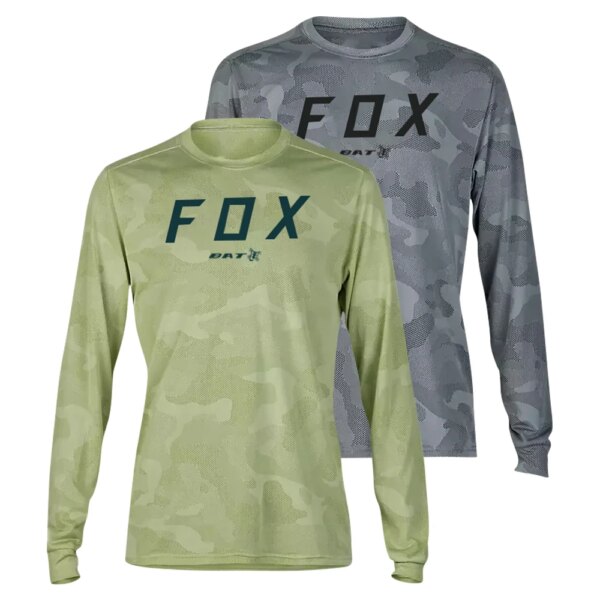 Camiseta para Hombre BAT FOX, camiseta para descensos, camiseta de carreras de Motocross, camiseta todoterreno, camiseta de secado rápido para Enduro MTB, Maillot Ciclismo para Hombre