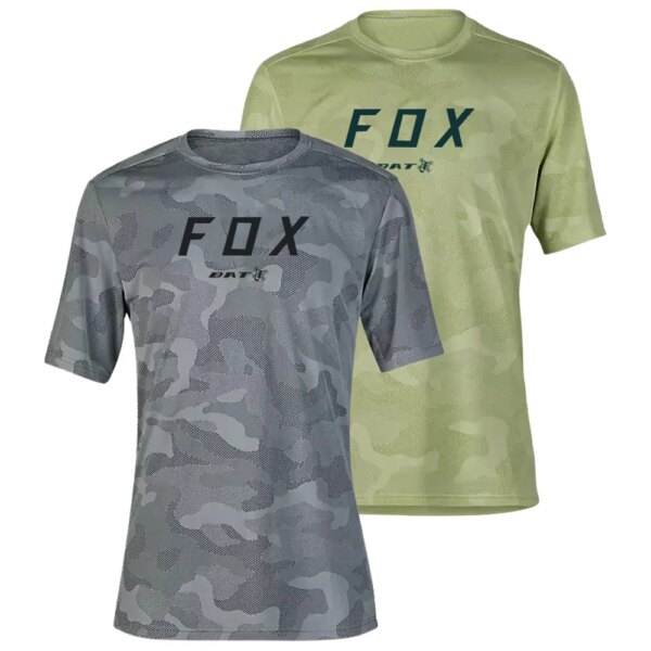 Camiseta de carreras de Motocross BAT FOX para hombre, Jersey transpirable para bicicleta de descenso, ropa todoterreno DH para ciclismo de Enduro, Jersey MTB