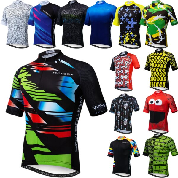 Jersey de Ciclismo para hombre, Ropa Maillot de Ciclismo de verano, Ropa para bicicleta de montaña, camisetas para bicicleta de montaña, chaquetas para bicicleta de carretera, S-3XL