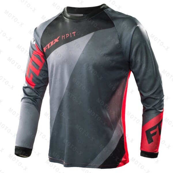 Camiseta corta de Enduro para hombre, Camiseta Hpit Fox, Camiseta para bicicleta de montaña, Camiseta para equipo de ciclismo, Camiseta para descenso Dh, Maillot para bicicleta todoterreno