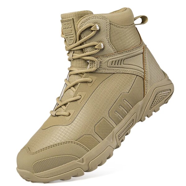 Bota militar para hombre, bota de combate para hombre, bota militar táctico, zapatos para hombre, zapatos de seguridad para el trabajo, botas para motocicleta, talla grande 39-47