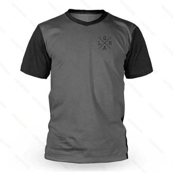 Traje de ciclismo de descenso para hombre, camisa holgada para bicicleta de montaña, traje de ciclismo para motocicleta todoterreno DH, ropa deportiva para motocicleta todoterreno