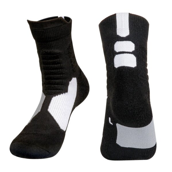 Calcetines de baloncesto para hombre Terry acolchado Running Ciclismo Calcetines deportivos deportivos para hombres Tamaño 41 44 EU