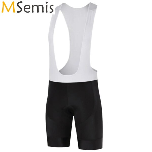 Conjunto de Jersey de ciclismo para hombre, pantalones cortos con tirantes, mono para bicicleta de carretera, kits de ropa de ciclismo con pantalones cortos con pechera de Gel acolchado 9D