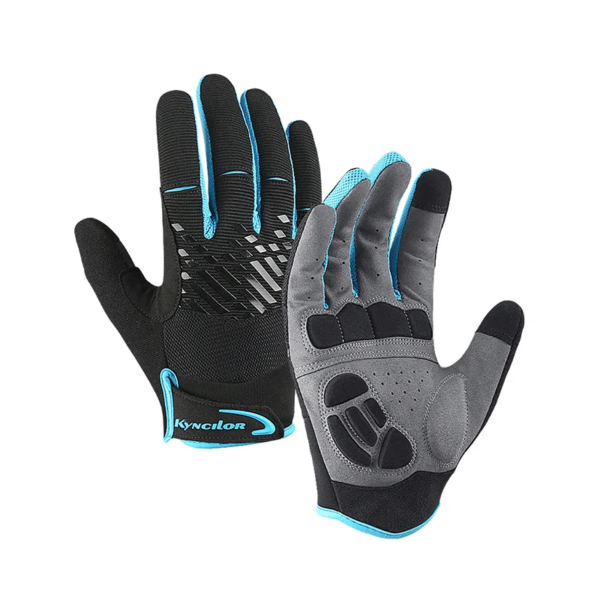 Accesorios para motocicleta, Guantes para hombre, Guantes para Ciclismo, Guantes para bicicleta con pantalla táctil, Guantes de Ciclismo transpirables con dedos completos