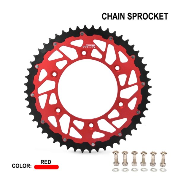 Piñón de cadena trasera de aluminio CNC para motocicleta, para HONDA CR CRF CRM XR Beta RR 125, 150, 250, 350, 430, 450, 480, 498, todoterreno