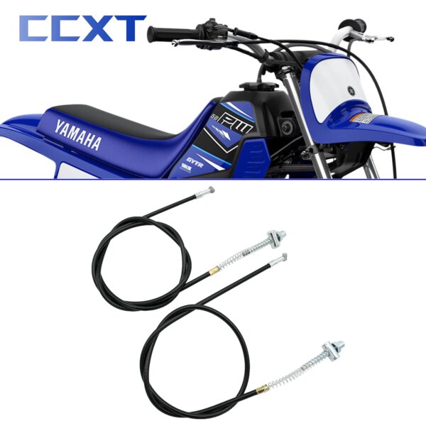 Conjunto de Cable de freno delantero y trasero para motocicleta, Cable de línea de frenado para Yamaha PW50 PY50 PW PY 50, piezas universales para bicicleta de cross para niños