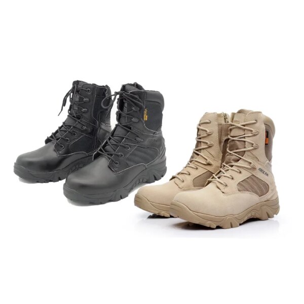 Botas de motocicleta para hombre, zapatos de turismo todoterreno para motociclista, botas tácticas para montar en Motocross, lanchas motoras, zapatos para senderismo al aire libre