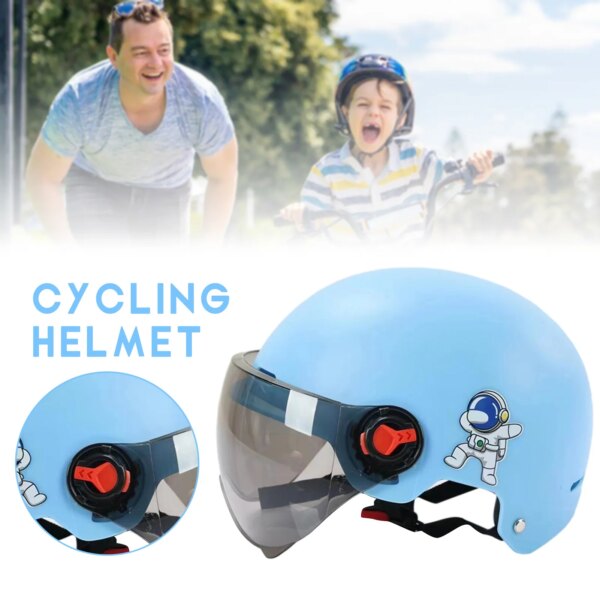 Casco de ciclismo Craniacea para deportes de motocicleta, máscara completa para niños, antivibración con múltiples patrones