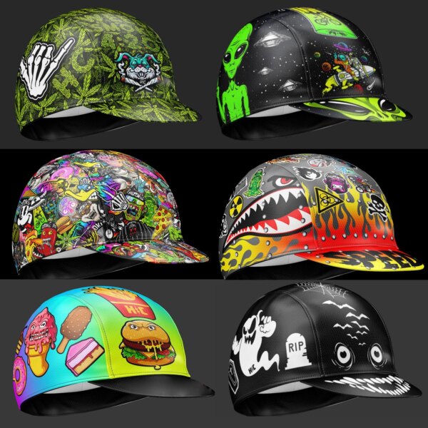 Multi nuevo clásico fresco calaveras colores caliente Ciclismo gorras OSCROLLING Gorra Ciclismo Unisex