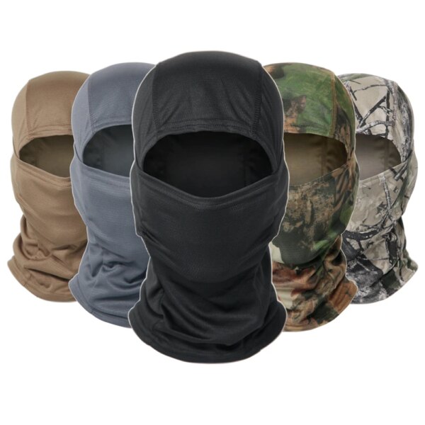 Gorro pasamontañas de camuflaje táctico Multicam protección facial completa ciclismo motocicleta esquí Airsoft Paintball protección sombrero militar