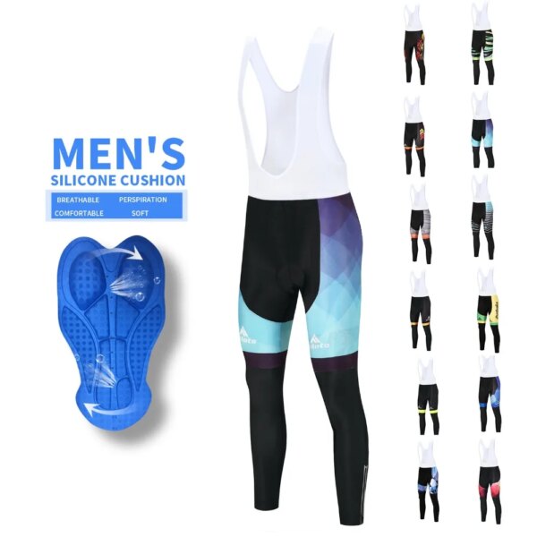 ¡Novedad de primavera 2020! Pantalones con tirantes de Ciclismo Pro 3D acolchados Coolmax Gel medias Pantalones de Ciclismo MTB Pantalones de carreras para bicicleta prendas de vestir Mtb