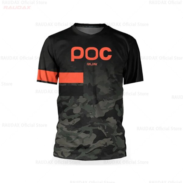 Camiseta RAUDAX POC para ciclismo todoterreno, camiseta de manga larga para motocicleta, ATV, MTB, DH, novedad de 2022