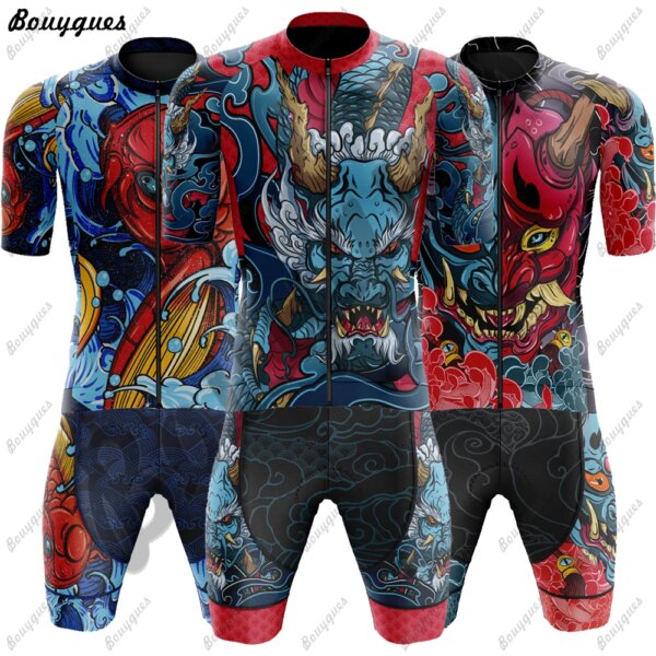 Nuevo conjunto de Jersey de Ciclismo profesional para equipo, Ropa de Ciclismo de verano, Ropa para bicicleta de montaña, uniforme, Maillot, Ropa de Ciclismo para hombre, traje de Ciclismo