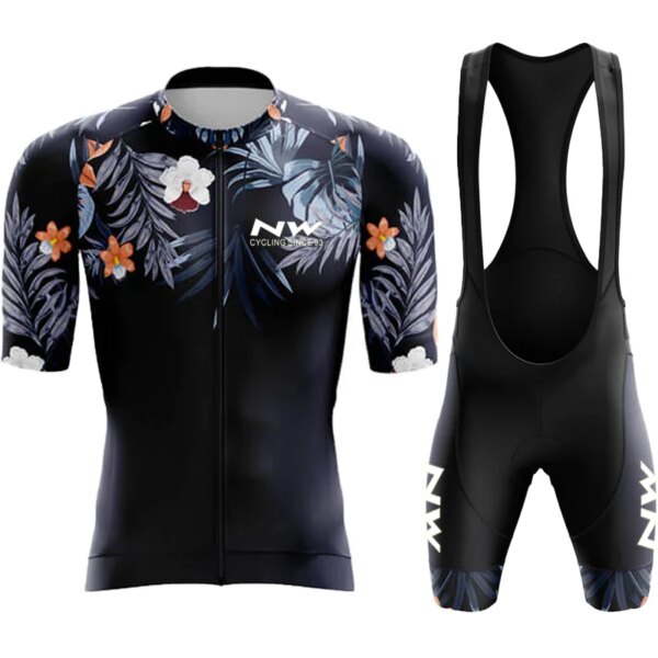 NW-ropa de ciclismo para hombre, uniforme cortado con láser, Jersey masculino de montaña, ropa deportiva de verano, conjunto de pantalones de Maillot, equipo profesional, 2023