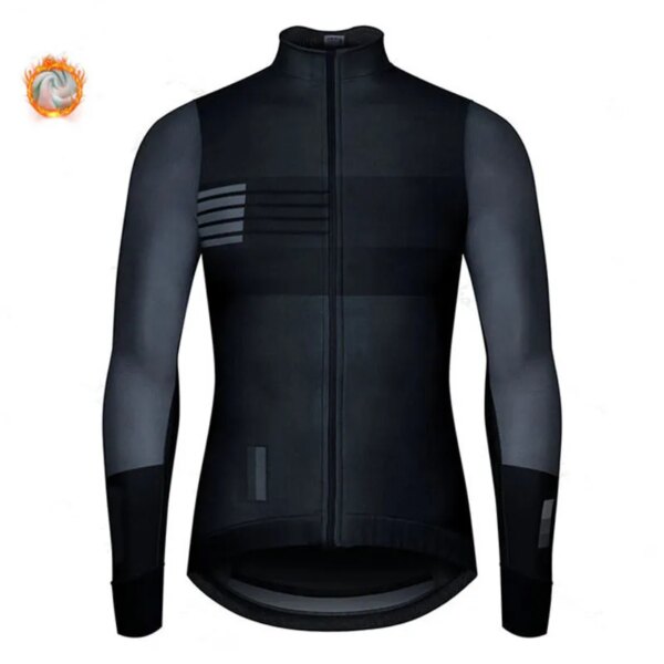 Nuevo 2022 España invierno chaqueta térmica de lana Ciclismo Jersey manga larga Ropa Ciclismo Hombre Ropa de bicicleta Maillot