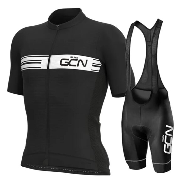 Nuevo 2023 Raudax GCN Conjunto de Jersey de Ciclismo para hombre, ropa de Ciclismo, camisetas para bicicleta de carretera, traje, pantalones cortos con pechera para bicicleta, ropa de Ciclismo de montaña, Culotte