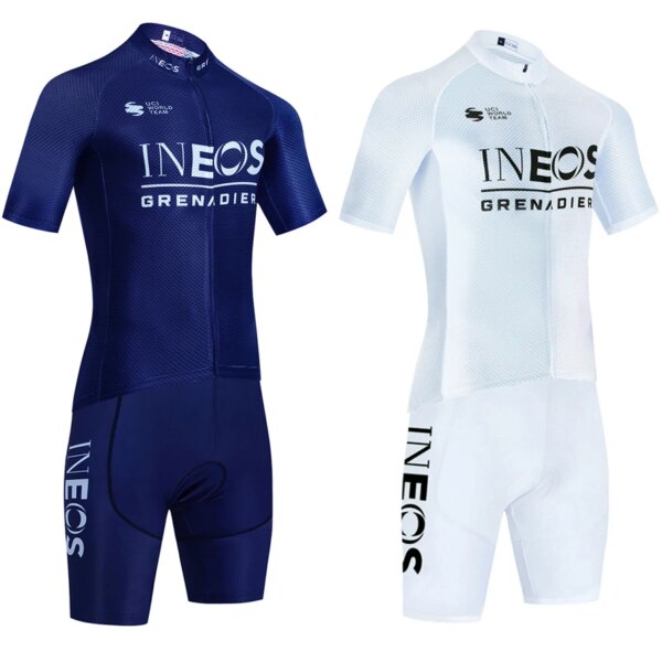 Nuevo 2024 conjunto de Ciclismo INEOS equipo de Ciclismo Jersey pantalones cortos de bicicleta hombres mujeres Pro Ropa Ciclismo bicicleta Maillot Ropa uniforme