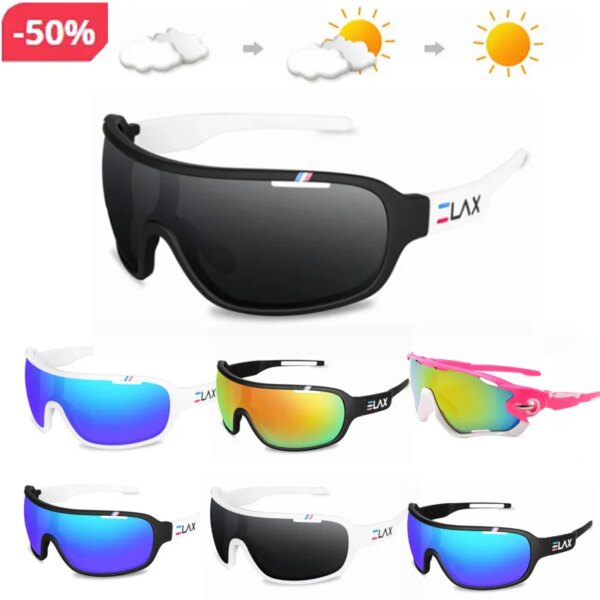 Nuevas y geniales gafas de sol para ciclismo para hombre y mujer, gafas deportivas UV400, gafas para montar, pescar, conducir, gafas para bicicleta de montaña y carretera a prueba de polvo