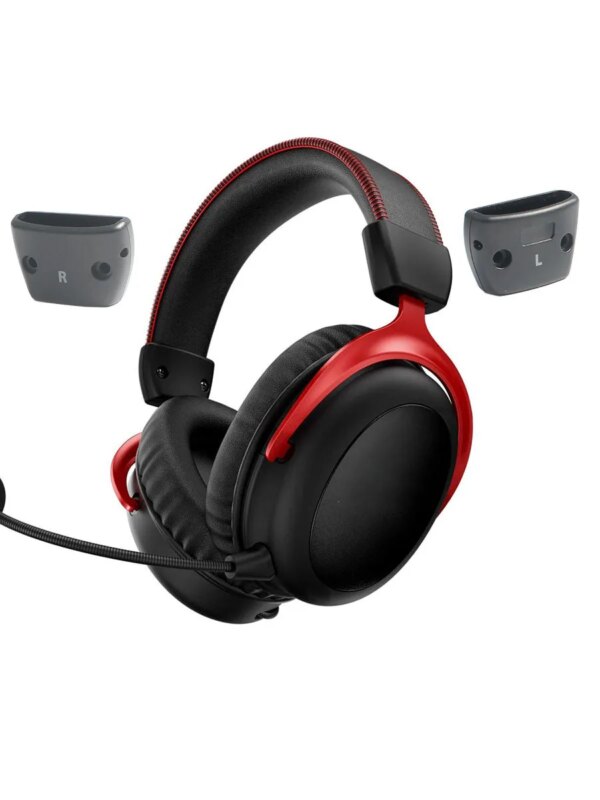 Diadema nueva con hebilla de cojín para HyperX Cloud II y Alpha S, auriculares inalámbricos para videojuegos, piezas de reparación de funda para diadema