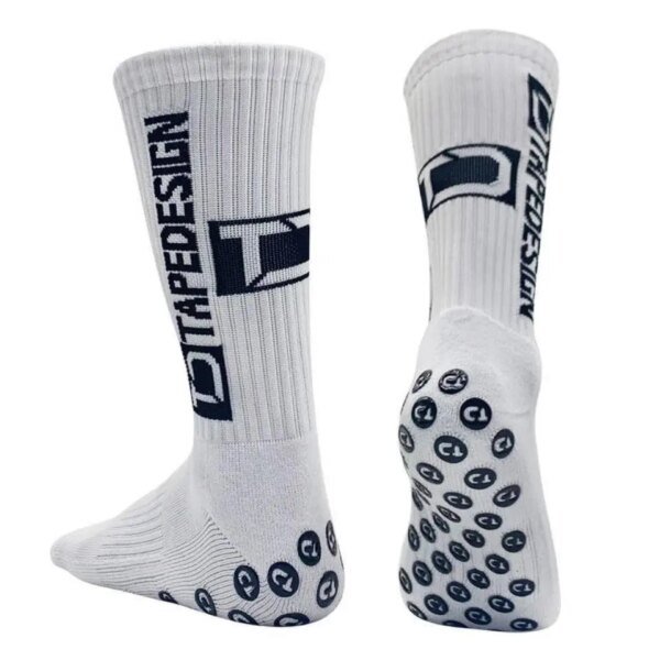 Nuevos calcetines de fútbol antideslizantes para hombre, calcetines deportivos gruesos transpirables suaves de alta calidad para correr, ciclismo, senderismo, calcetines de fútbol para mujer