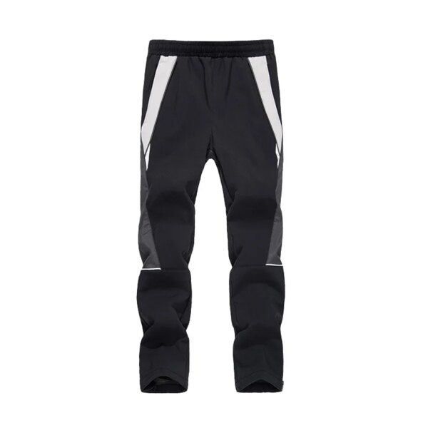 Nuevos pantalones de ciclismo reflectantes para hombre, pantalones gruesos de lana para otoño e invierno, pantalones impermeables para deportes al aire libre, senderismo, esquí y bicicleta PM34