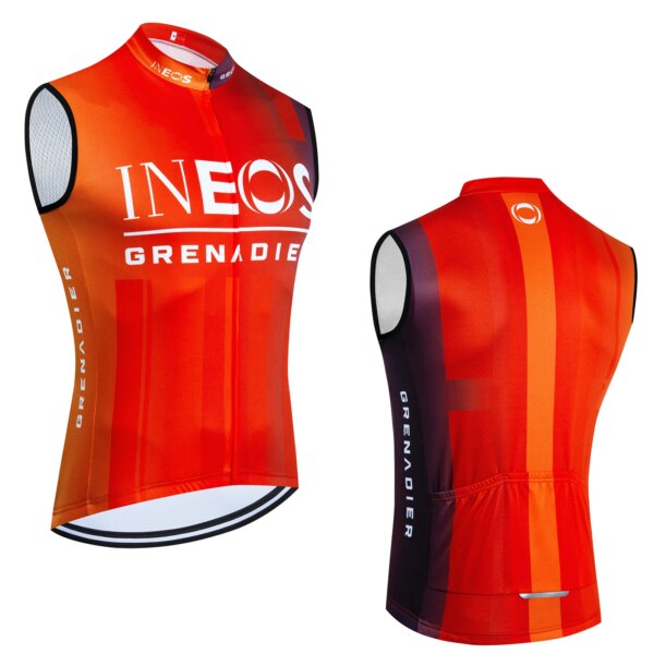 Nuevo R 2024 INEOS Ciclismo Jersey hombres bicicleta de carretera chaleco Ropa Ciclismo equipo Pro montar bicicleta Maillot camiseta