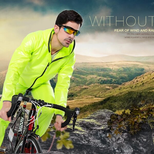 Nueva chaqueta impermeable para ciclismo, impermeable, a prueba de viento, ropa de abrigo para correr, bicicleta, chaquetas de lluvia, Jersey, ropa de ciclismo