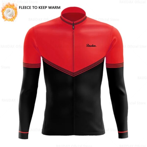 Nuevo Jersey de Ciclismo de lana de invierno para hombre, Ropa de bicicleta de montaña, Ropa de Ciclismo, Ropa de bicicleta de carreras, chaqueta de Ciclismo cálida para equipo