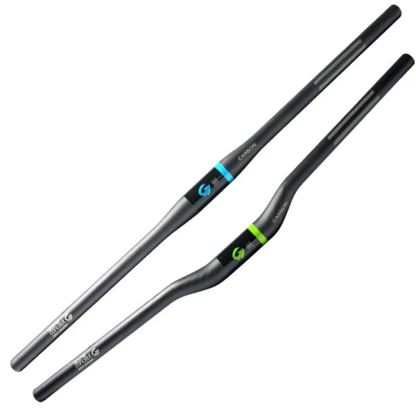 El más nuevo manillar de bicicleta ASIACOM de fibra de carbono mate UD de 4 colores para montaña/Treking/Ciudad/bicicleta plegable MTB 31,8*600-760mm envío gratis