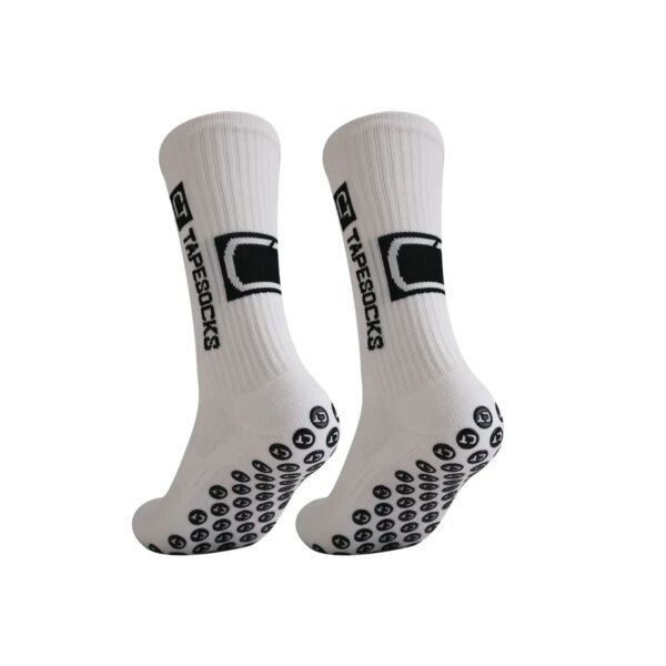 Calcetines antideslizantes - Calcetines hasta la pantorrilla - Perfectos para fútbol, ​​fútbol sala, baloncesto, atletismo y todos los demás deportes tanto para hombres como para mujeres