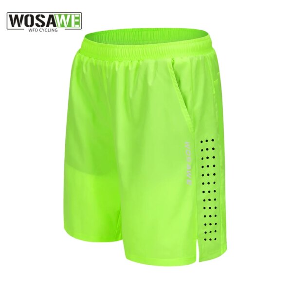 (En venta) WOSAWE, pantalones cortos de verano para hombre para bicicleta de montaña, pantalones cortos acolchados de Gel para descenso y carretera, pantalones cortos para ciclismo, pantalones cortos informales para deportes al aire libre