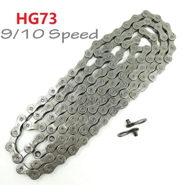 Cadena DE CN-HG73 Original, 116 eslabones para LX, 9 velocidades, HG73, Cassette para bicicleta de montaña, cadena DE rueda libre, cadena para bicicleta DE velocidades 9/10