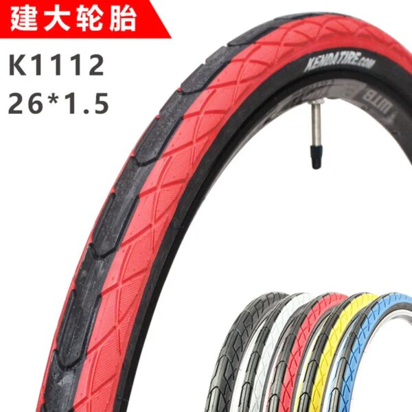 Neumático original para bicicleta de montaña Kenda K1112.  Color calvo del neumático 5 de la bicicleta del neumático 26x 1,5 de la bicicleta hecho en Taiwán