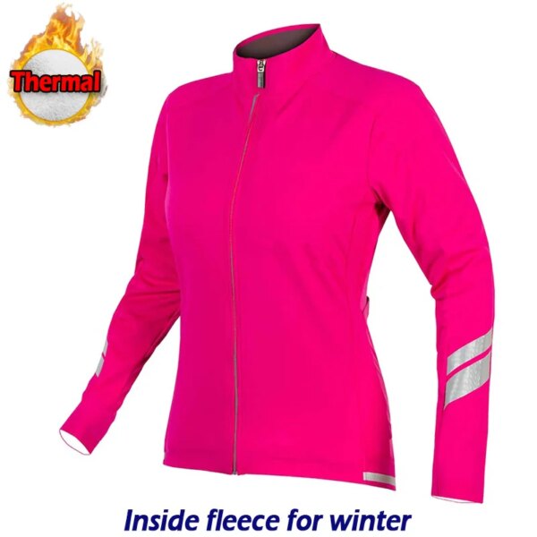 Chaquetas de Ciclismo para mujer al aire libre, Ropa de invierno para mantener el calor, Jersey largo de Ciclismo, Ropa de Ciclismo de montaña, Tops de moda para Ciclismo de motocross