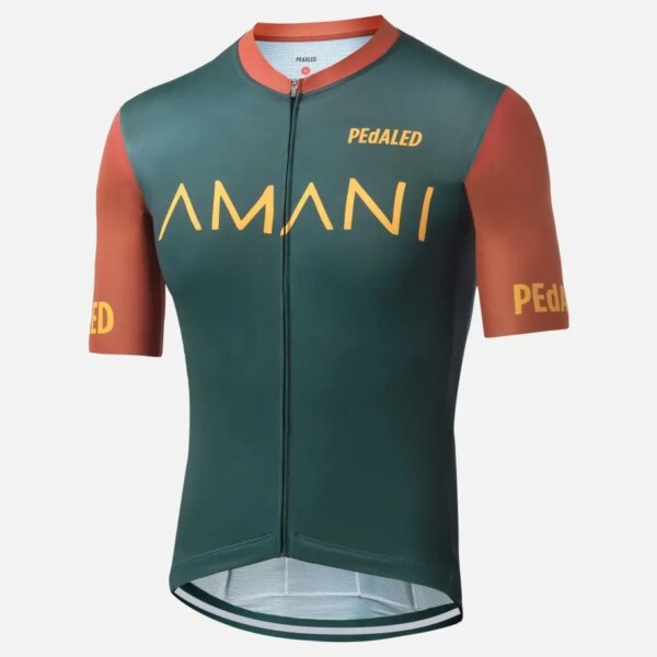 PEdALED ペダレッド Maillots de ciclismo para hombre, verano, transpirable, de secado rápido, manga corta, ropa de ciclismo profesional