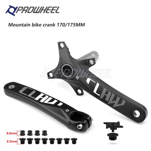 PROWHEEL 104BCD 175mm 170mm bielas 30/32/34/36/38/40/42/44/46/48/50/52T piñón soporte inferior platos y bielas de bicicleta de montaña