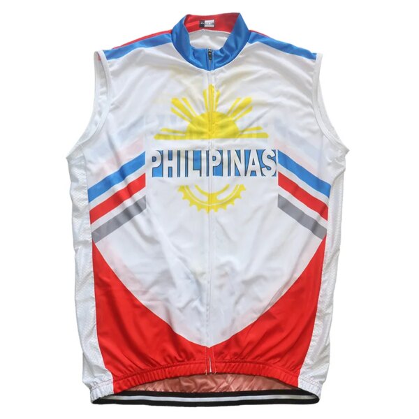 Filipinas ciclismo chaleco carreras ropa sin mangas Mtb bicicleta carretera filipino montaña motocicleta desgaste camisa bicicleta Jersey tanque